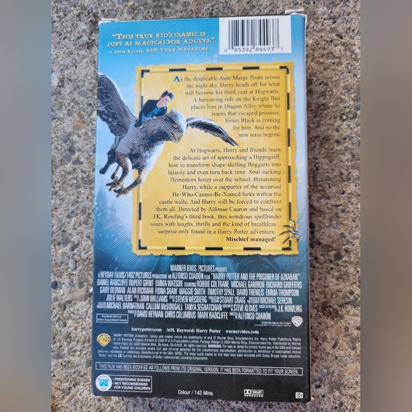 "Harry Potter and the Prisoner of Azkaban" VHS Tape - Picture 2 of 2